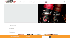 Desktop Screenshot of leader.fi