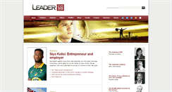 Desktop Screenshot of leader.co.za