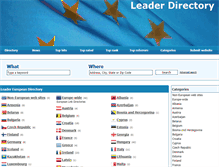 Tablet Screenshot of leader.co.hu